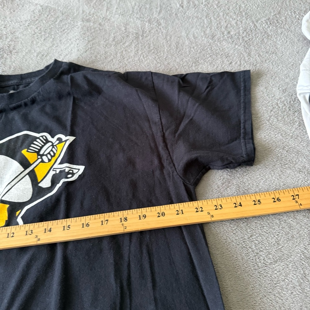 Hockey NHL sports Crosby Penguins t shirt black size XL - Picture 5 of 6